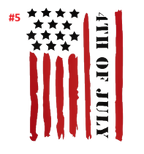 Red, White & Blue Decals