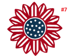 Red, White & Blue Decals