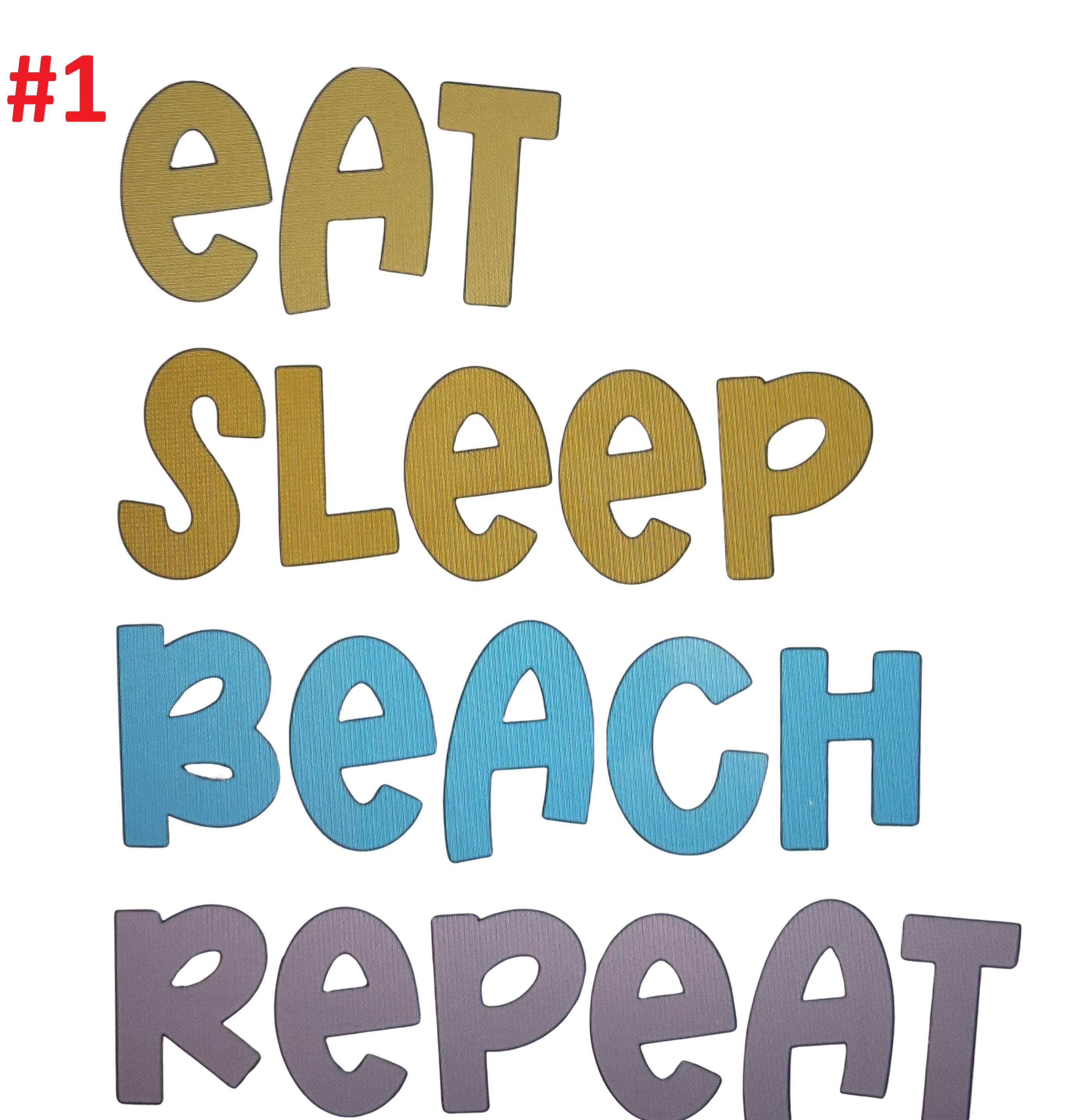Beach Themed decals