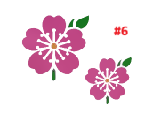 Flower Decals