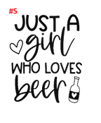 Alcohol Inspired Decals