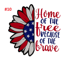 Red, White & Blue Decals