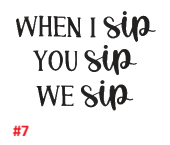 Alcohol Inspired Decals