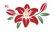 Flower Decals