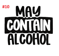 Alcohol Inspired Decals