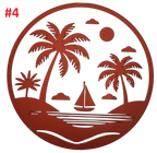 Beach Themed decals
